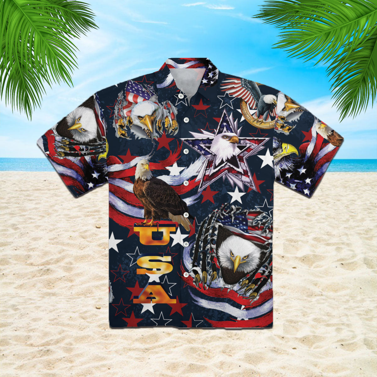 Of July Usa Flag Independence Day Hawaii Shirt For Men And Women Ha13090