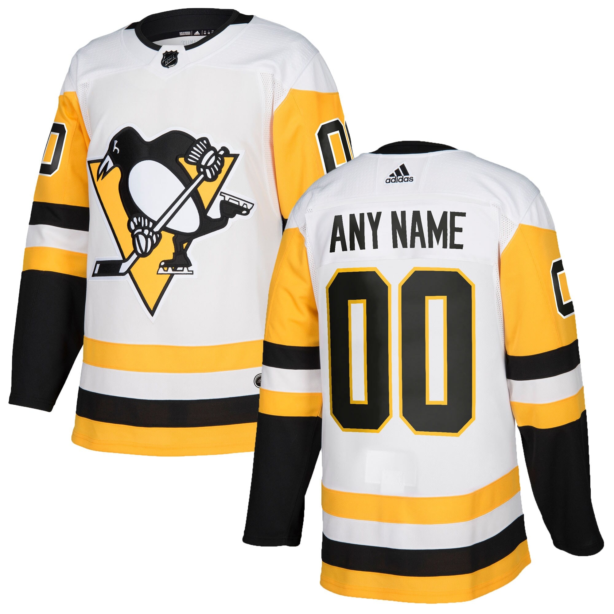 Pittsburgh Penguins Authentic Custom Jersey – White