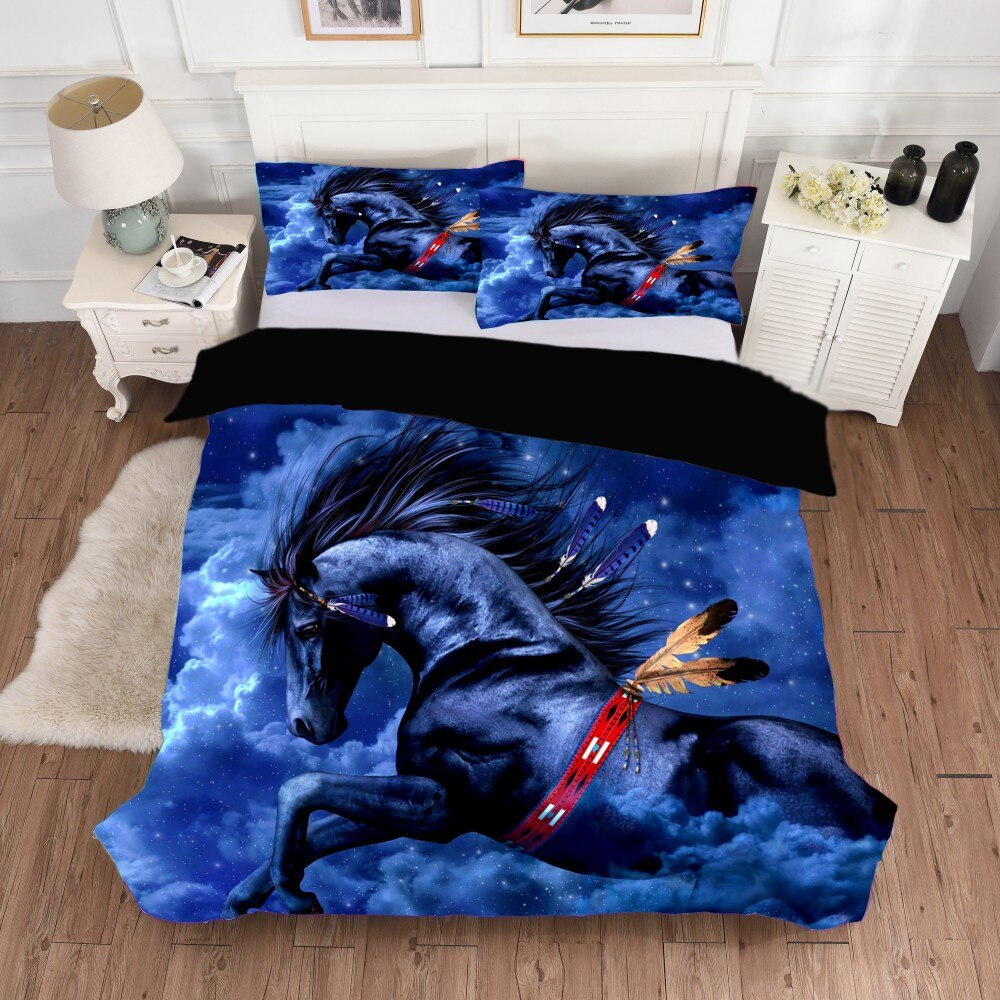 3D Fashion Printed Dinosaur Pattern Duvet Cover Pillowcases Bedding Set Bedclothes Bed Linen