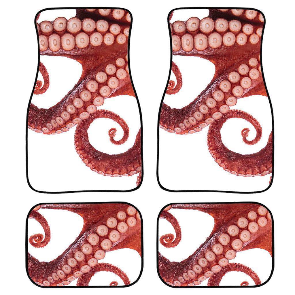 Tentacles Of Octopus Print Front And Back Car Floor Mats, Front Car Mat