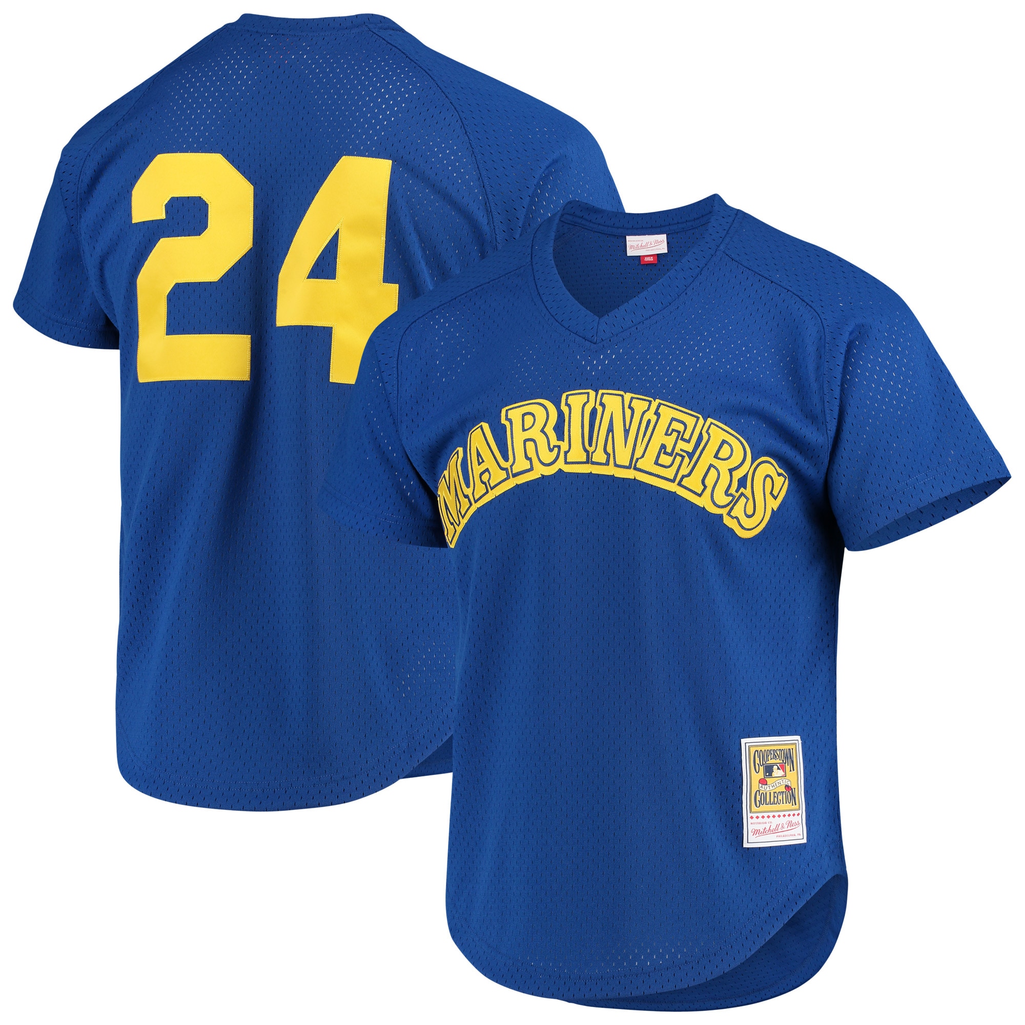 Ken Griffey Jr. Seattle Mariners Mitchell & Ness Cooperstown Mesh Batting Practice Jersey – Royal