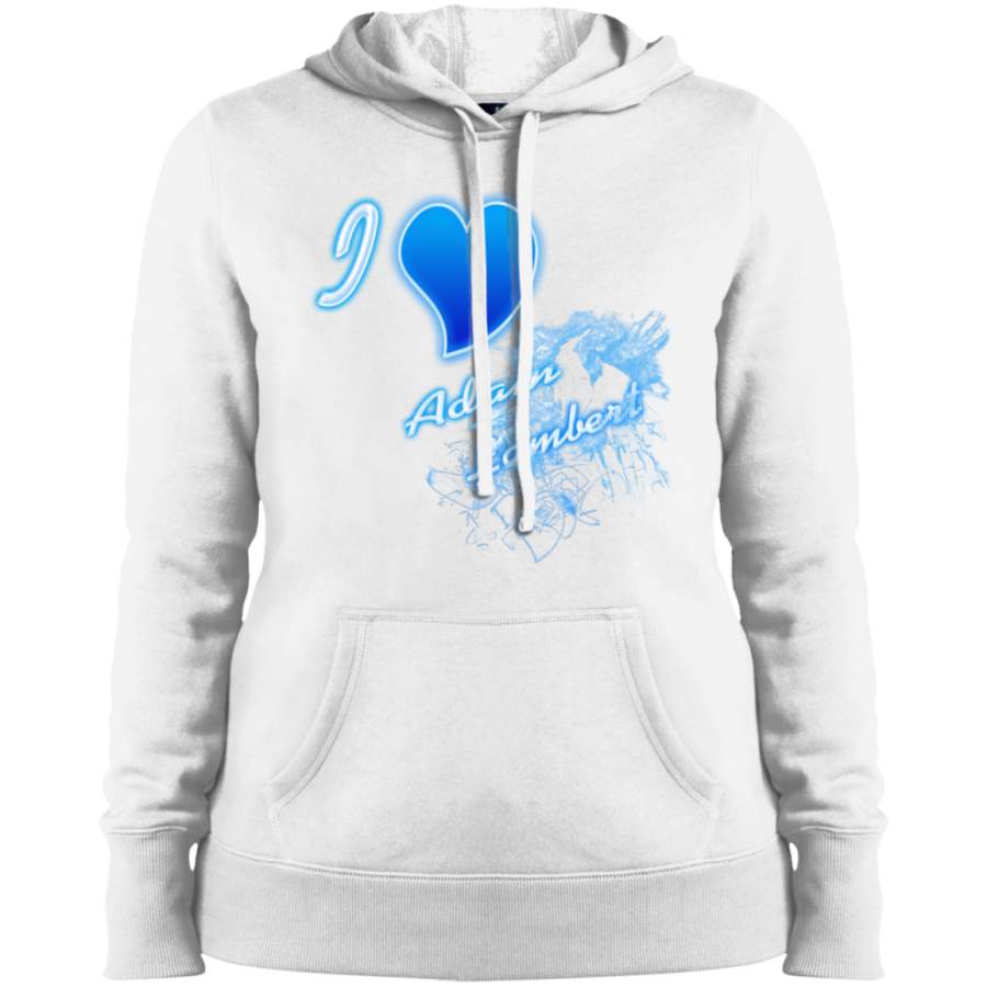 AGR American Idol I love Adam Lambert Ladies’ Pullover Hooded Sweatshirt