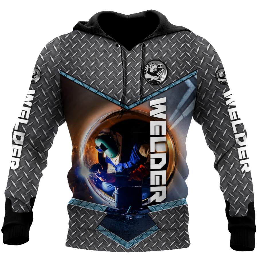 All Over Printed Welder Hoodie DA10102004-MEI