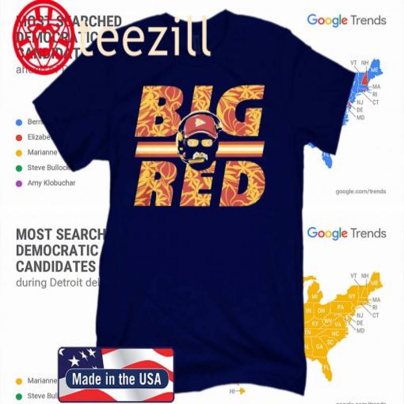 BIG RED – ANDY REID – KANSAS CITY CHIEFS AFC CHAMPIONS 2020 TEE SHIRT