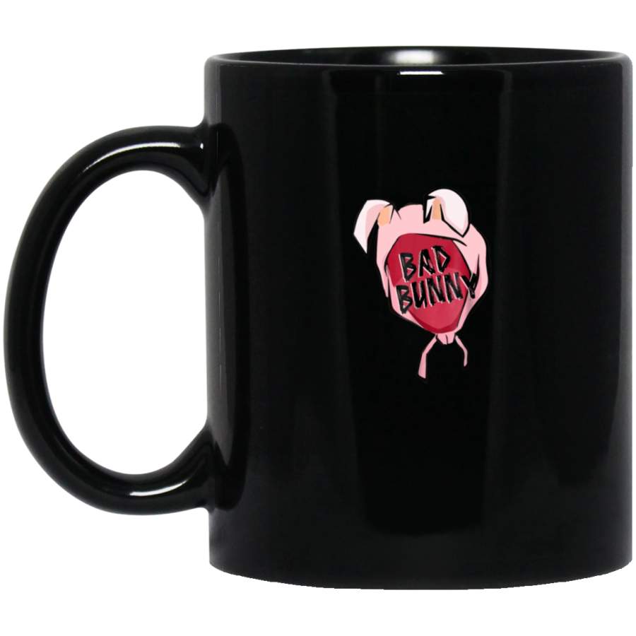 Rabbit Bad Bunny Mug Black Mug