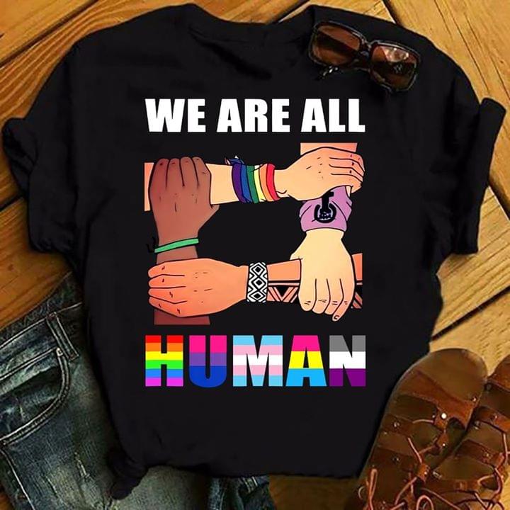 Hands Circle We Are All Human Equality Union Standard Men T-shirt