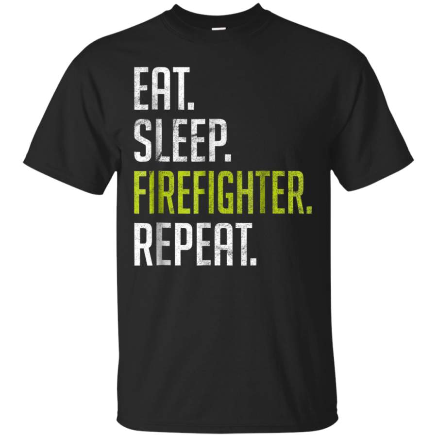 AGR awesome eat sleep firefighter repeat t-shirt men women kids