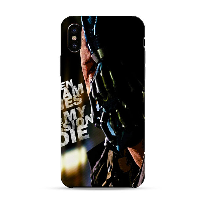 Bane Batman Villain iPhone X 3D Case