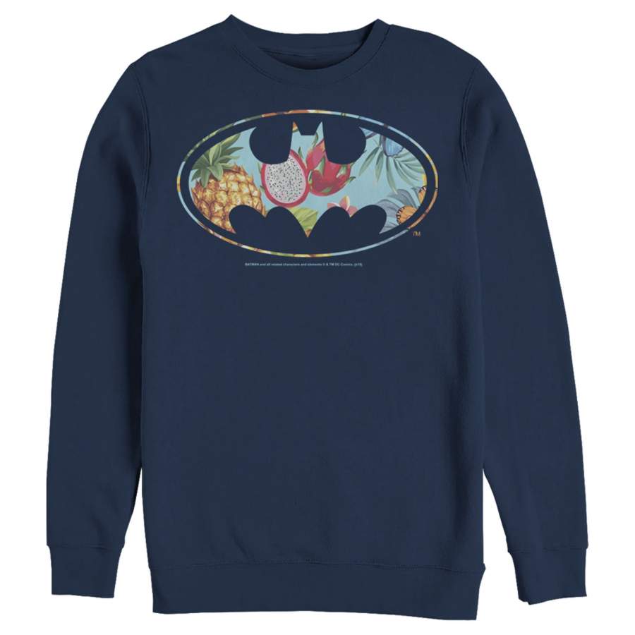 Batman Men’s Tropical Logo  Sweatshirt