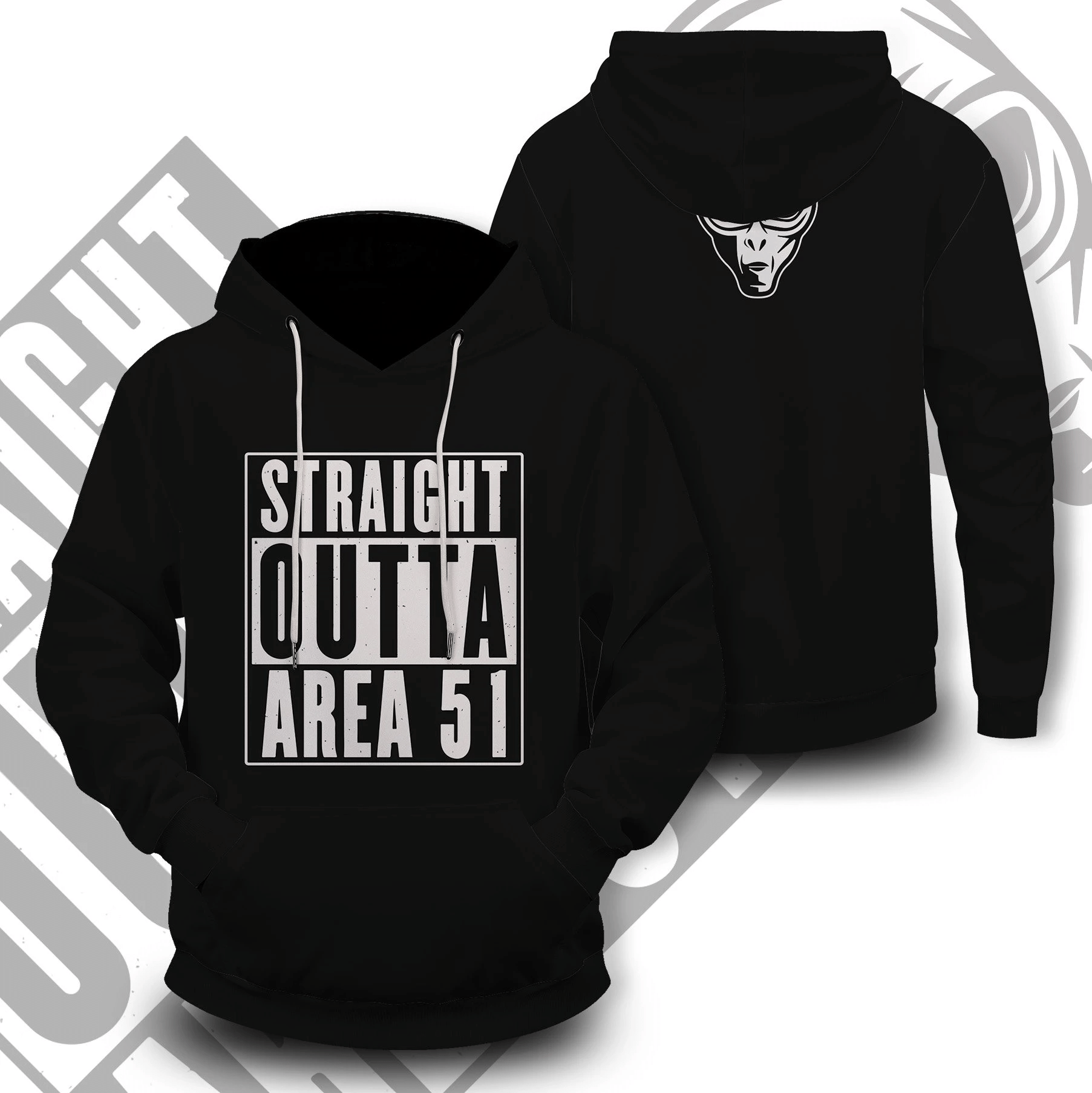 Straight Outta Area 51 Unisex Pullover Hoodie