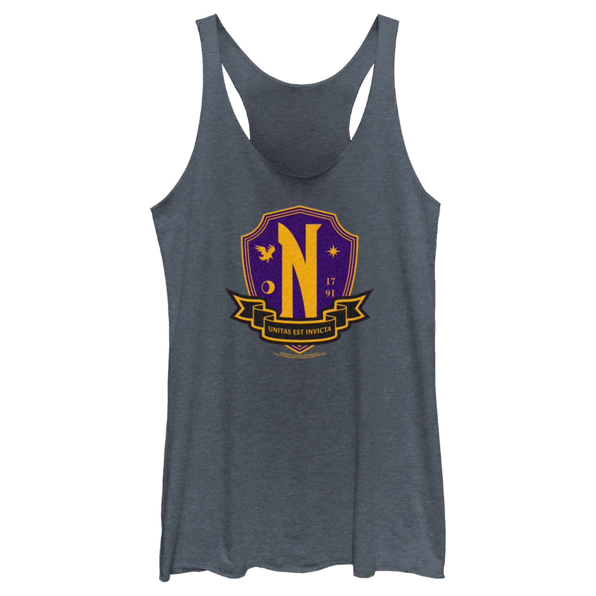 Women’S Wednesday Nevermore Academy Crest Racerback Tank Top