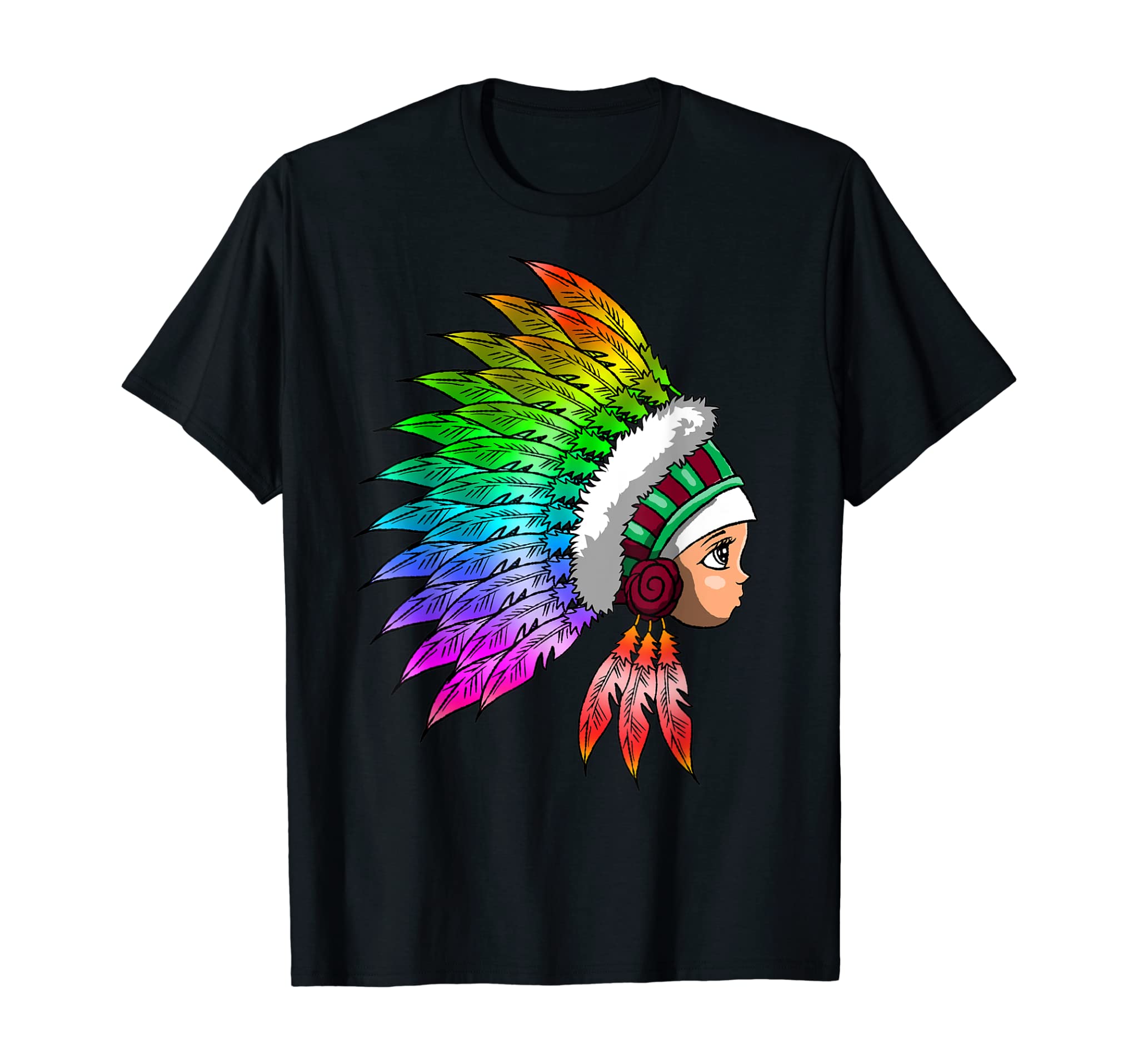 American Indian Cute Child Native Americans Sweet Gift Idea T-Shirt