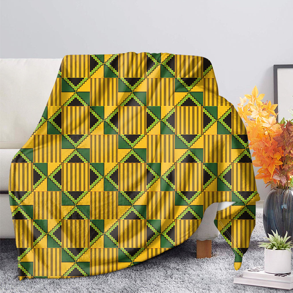 Kente Ethnic Pattern Print Blanket