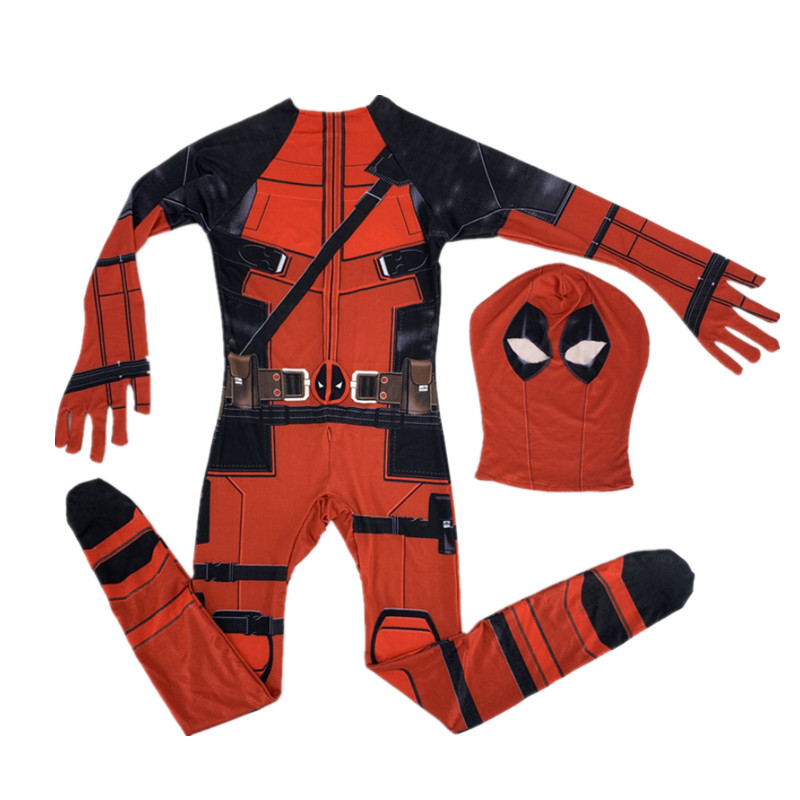 Superhero Kids Bodysuit Costume Halloween Cosplay Costume Kids Birthday Gift Jumpsuit alx