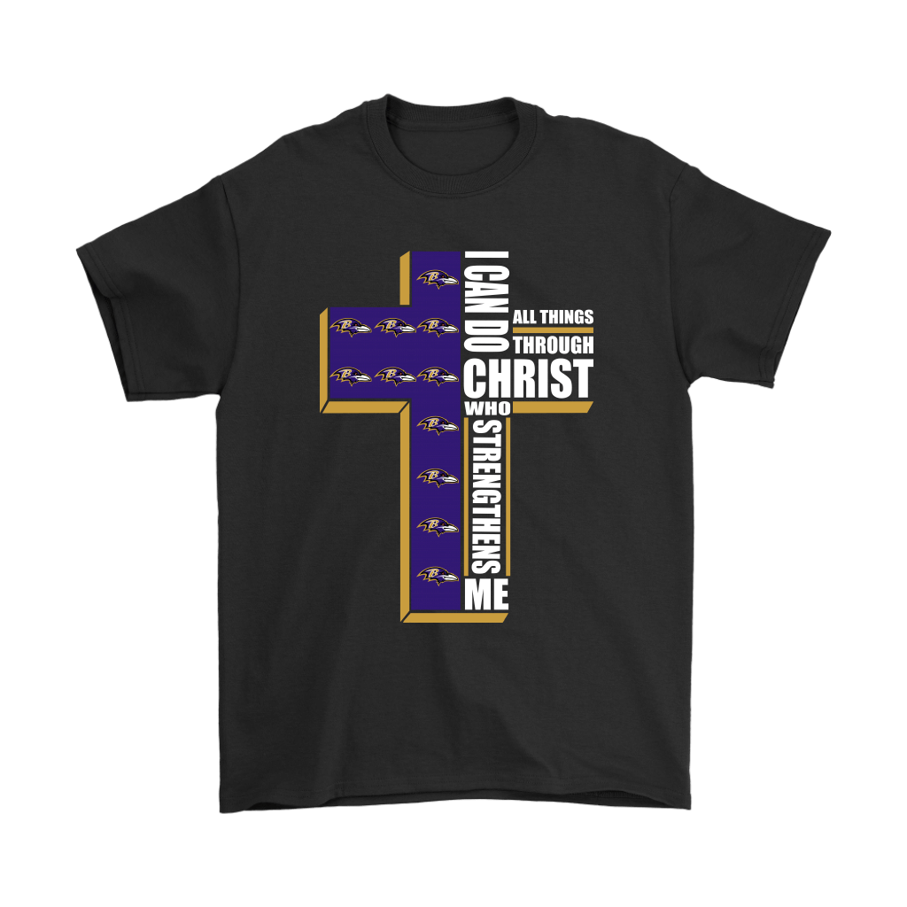 Get Now I Can Do All Things Through Christ Baltimore Ravens Shirts