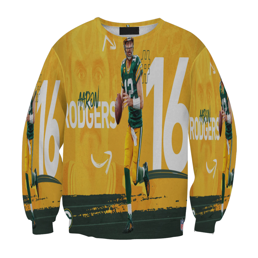 Green Bay Packers Aaron Jones No12 V5 Gift For Fan 3D Full Printing Sweatshirt