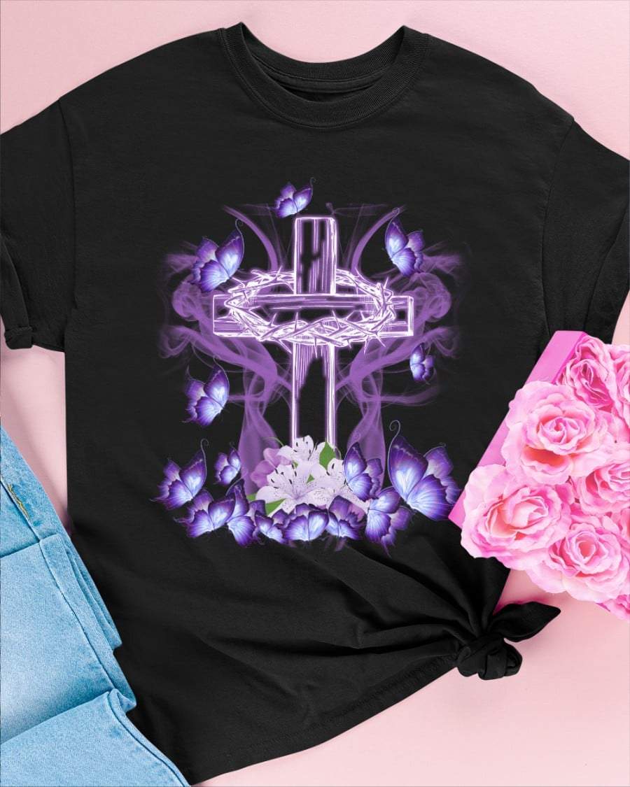 Cross Faith God Butterfly T-Shirt