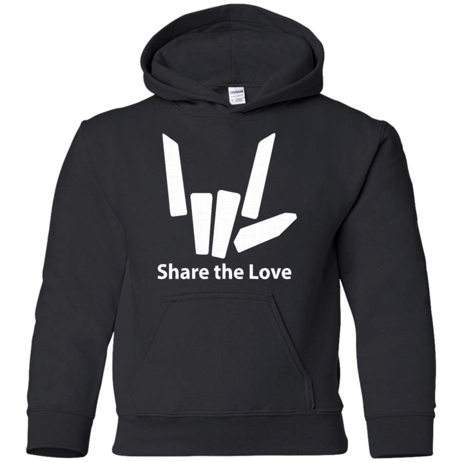 AGR share the love logo – stephen sharer Youth Pullover Hoodie