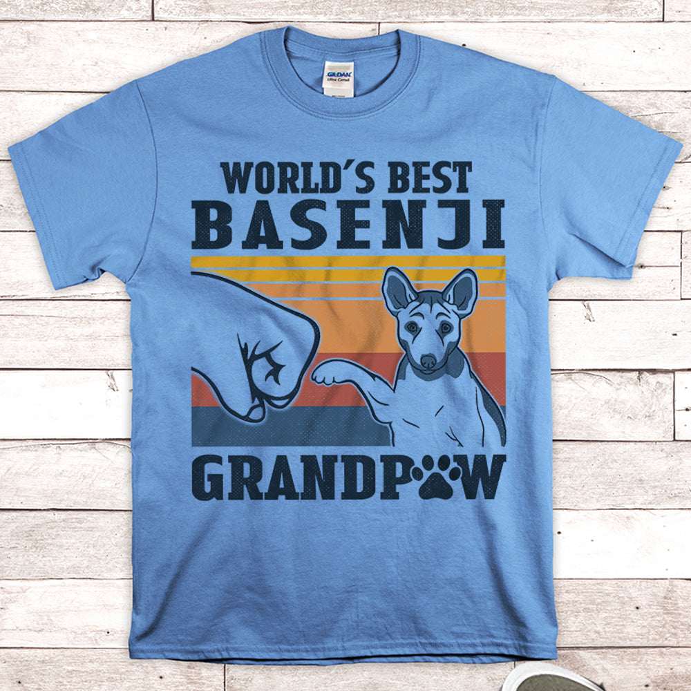 World’S Best Basenji Grandpaw Shirts Gift For Basenji Grandpa M0402 Nh95