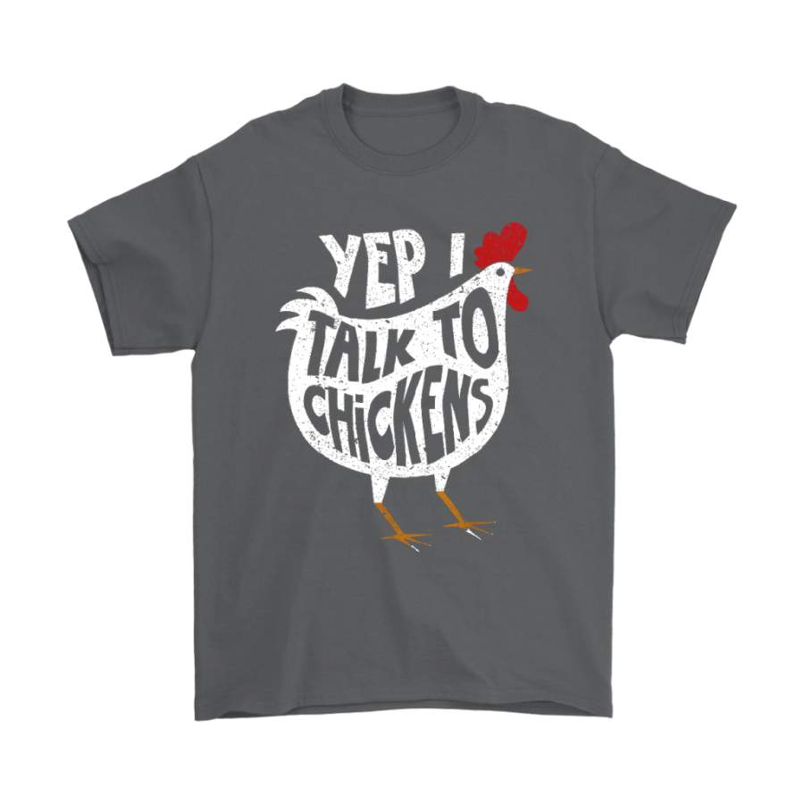 Yep I Talk To Chickens Funny Animal Shirts - EcoSpringFarm