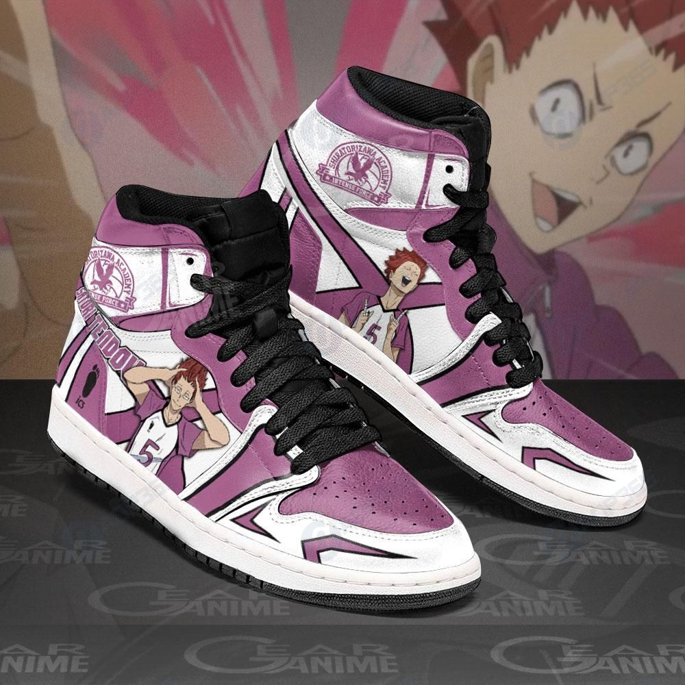Shiratorizawa Satori Tendou Sneakers Haikyuu Anime Shoes Mn11 Air Jordan 13 Shoes Hajd2403467