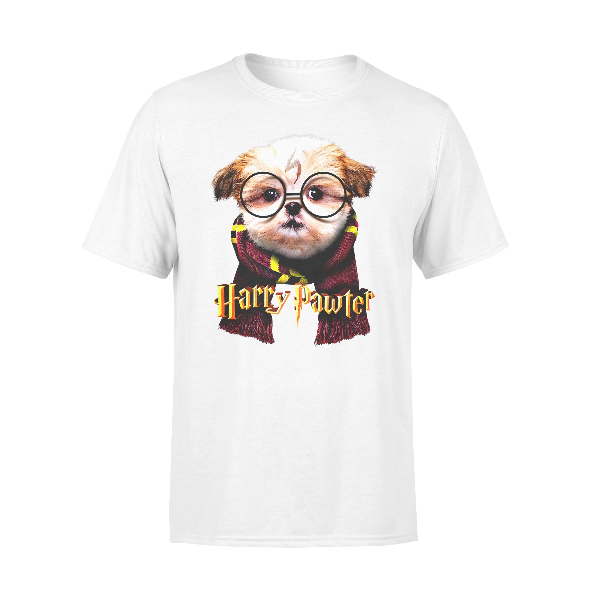 Dog gift idea Harry Pawter – Cute And Funny Tzu Puppy T-Shirt – Standard T-shirt