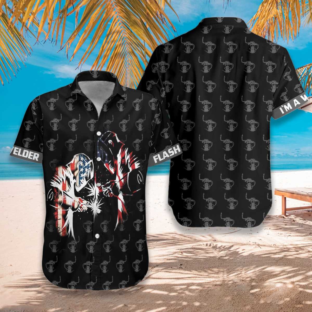 American Flag Hawaii Shirt Unisex Adult Ha72291