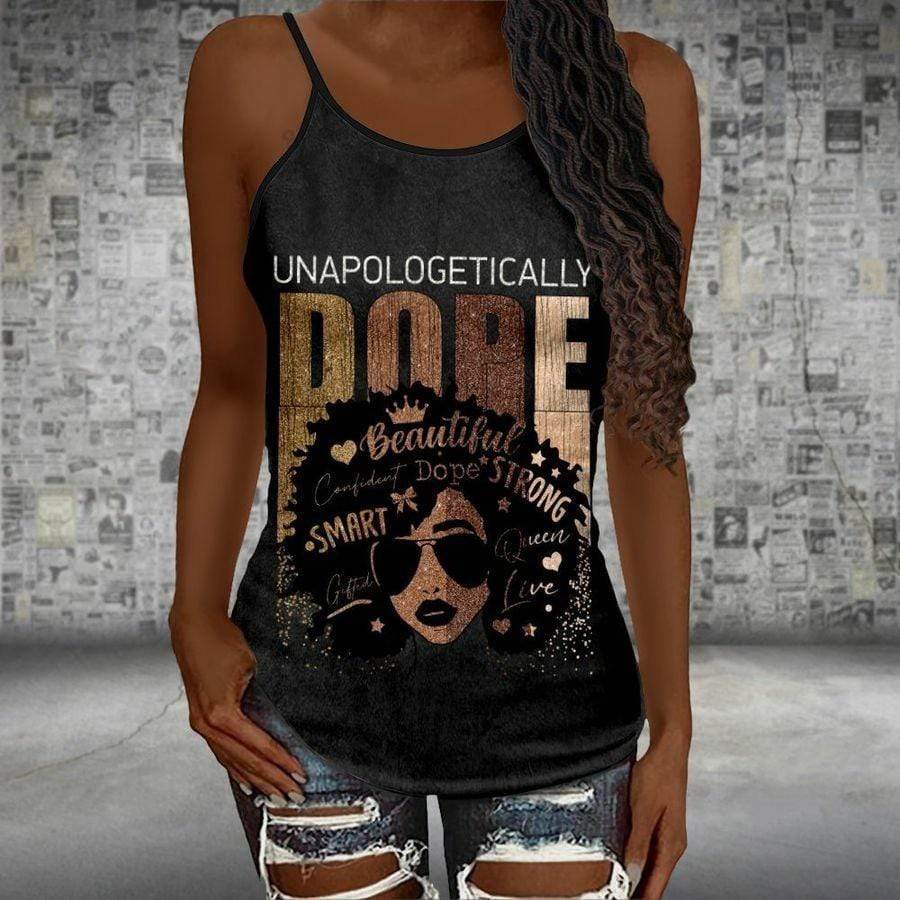 Black Queen Dope Cross Tank Top – Legging 3D