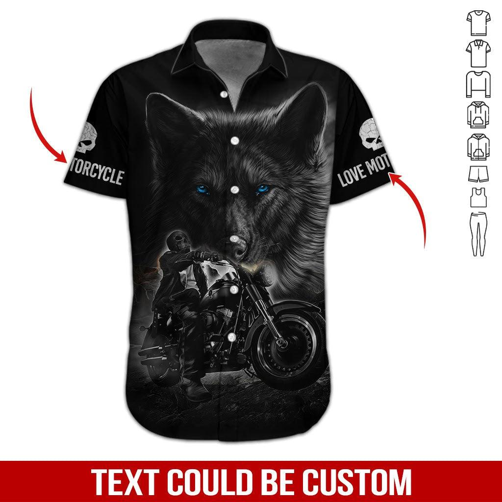 Motorbike Custom Name Hawaii Shirt For Men Women Ha70990