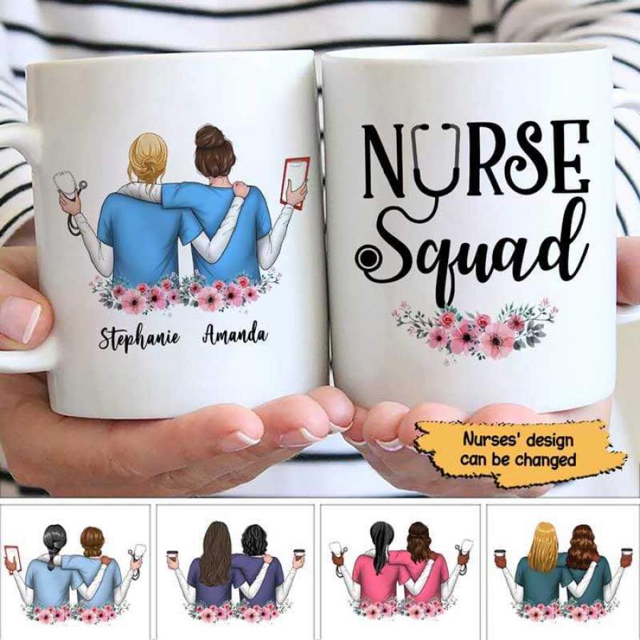 Nurses Squad Personalized Mug