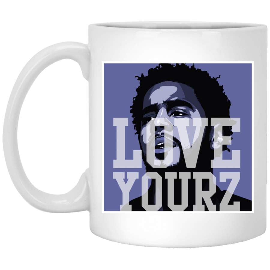 J Cole Love Yourz White Mug