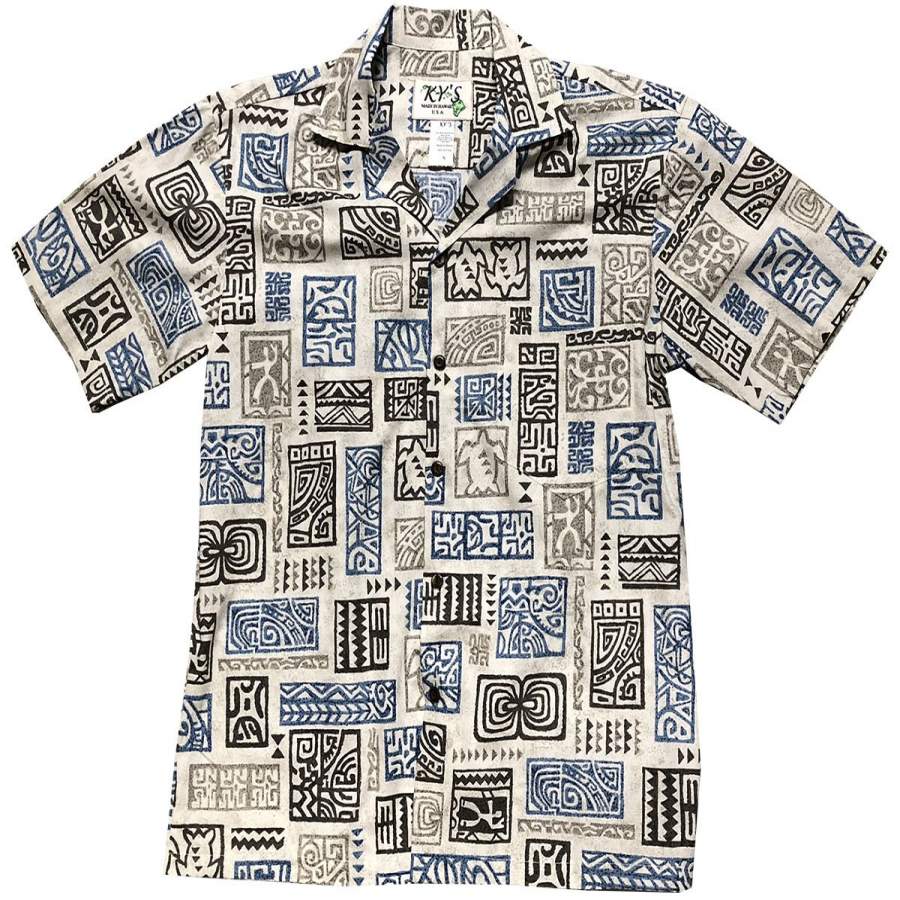 Ancient Stories Gray Hawaii Shirt Ha20198