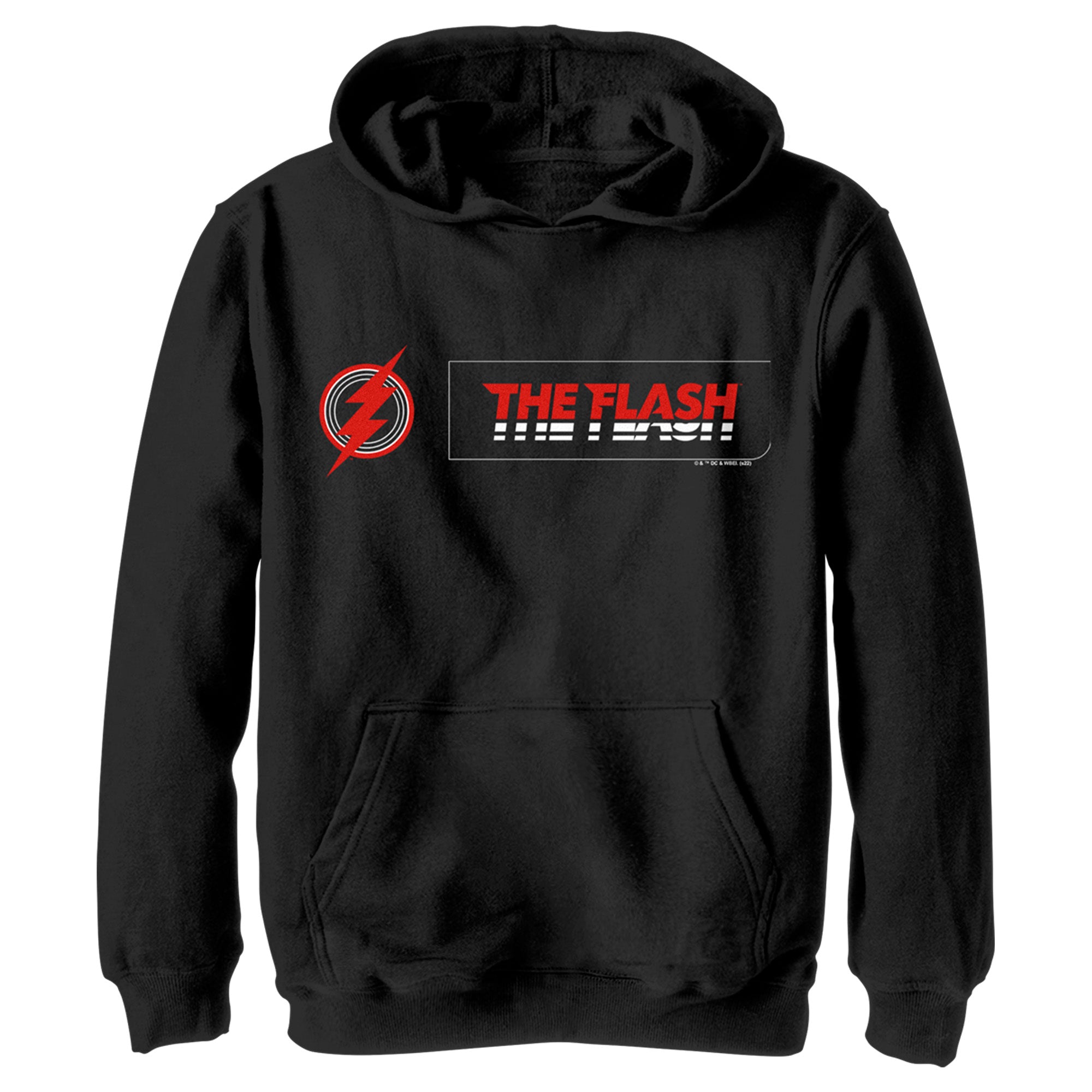 Boy’S The Flash Lightning Bolt Title Movie Pull Over Hoodie