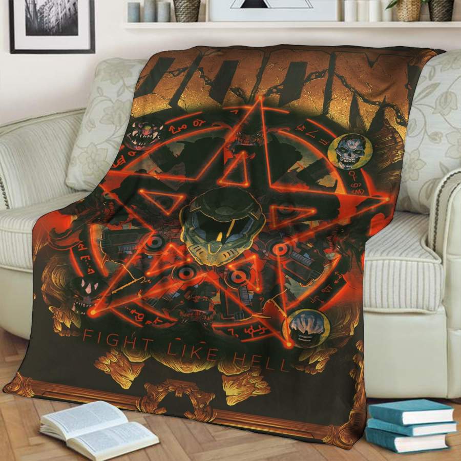 Doom 3D Throw Blanket