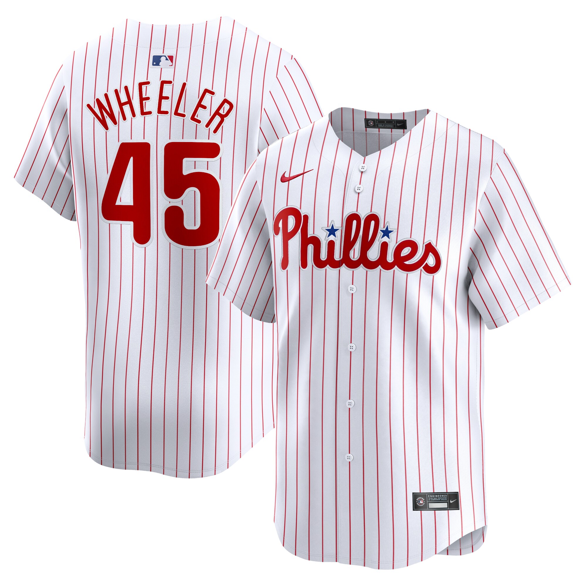 Zack Wheeler Philadelphia Phillies Home Limited Player Jersey – White