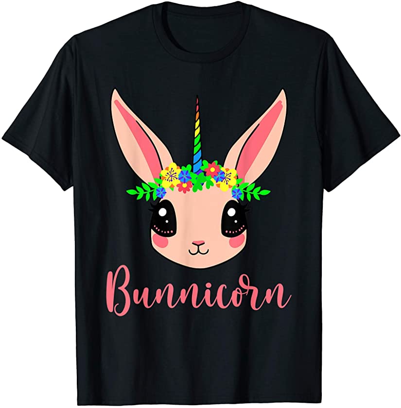 Bunnicorn Easter Bunny Unicorn Rabbit Easter Day Girl Women T-Shirt