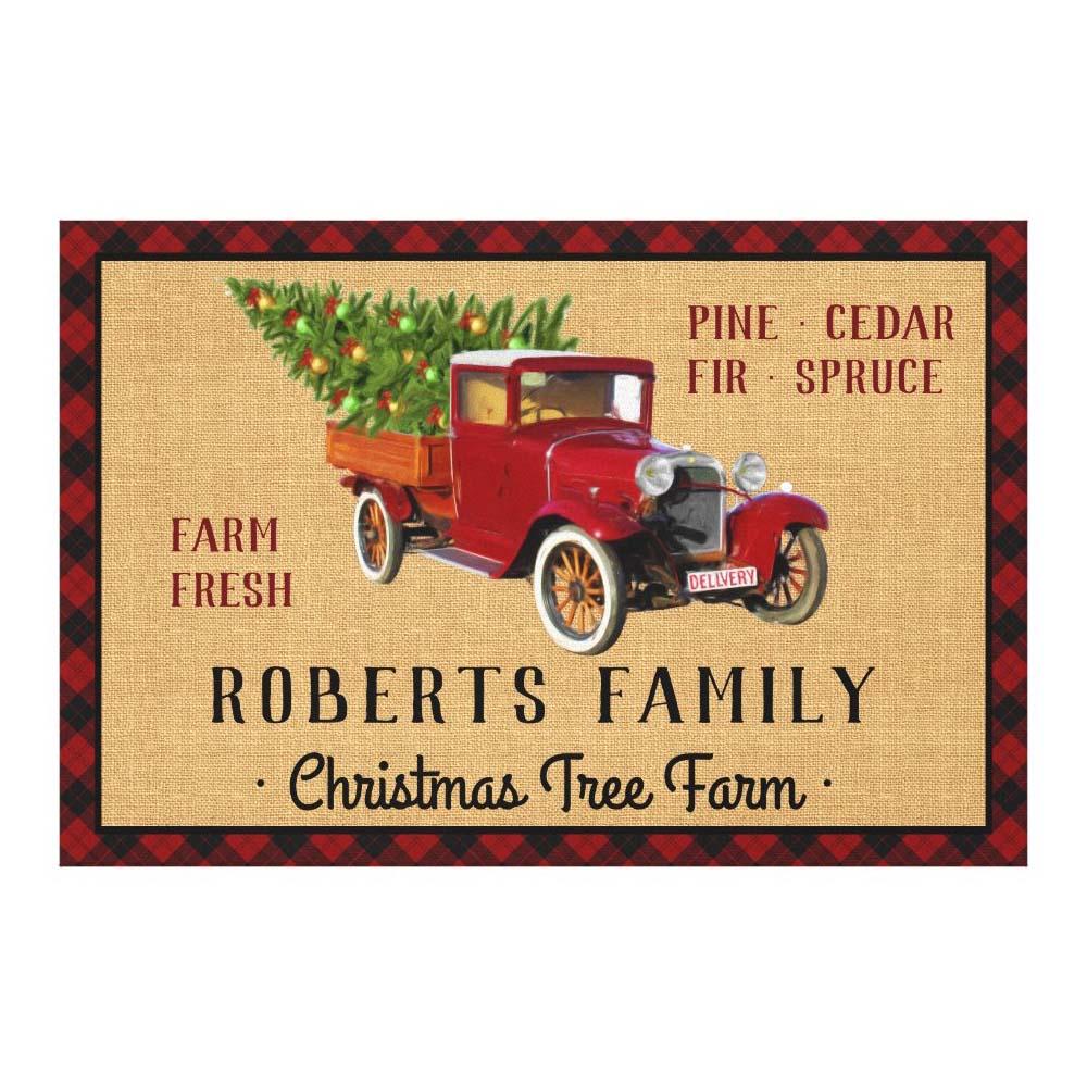 ViticStore™ Customize Name, Christmas Tree Farm – Christmas canvas for decor, gift for family, home decoration, christmas gift