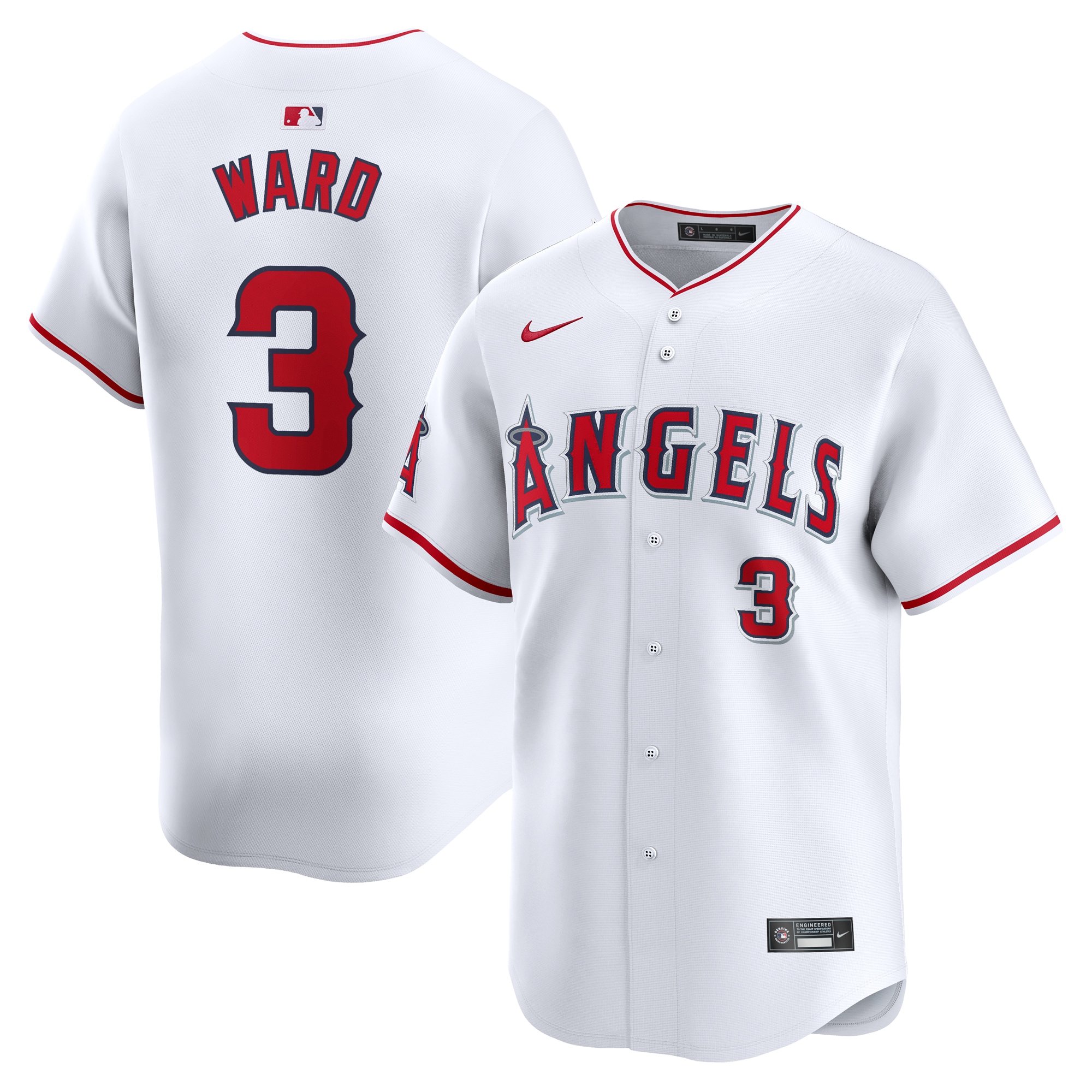 Taylor Ward Los Angeles Angels Home Limited Player Jersey – White