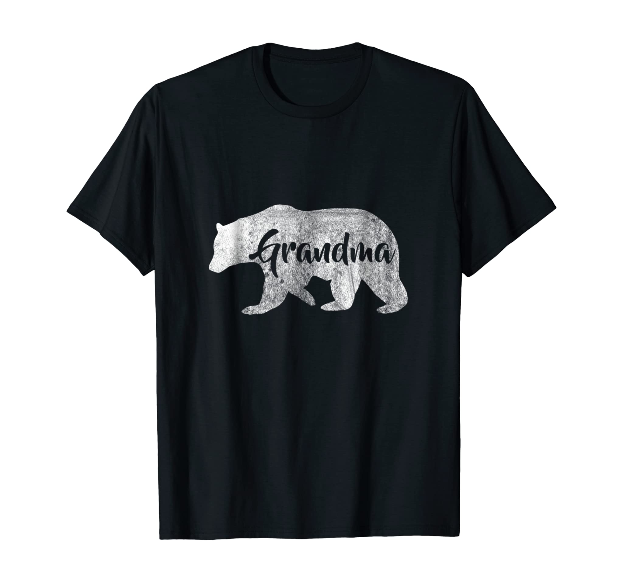 Women’S Grandma Bear Outdoors Family Tee For Grandma