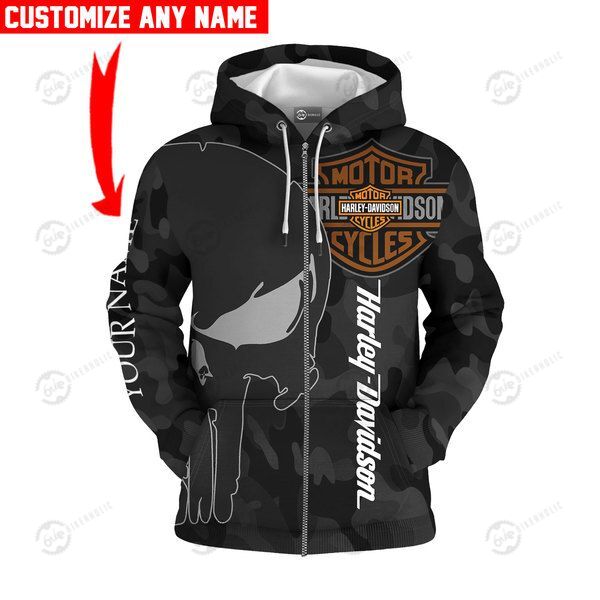 BEX0836HARL – Zip Hoodie – Hoodie – Sweater – TShirt Custom Name