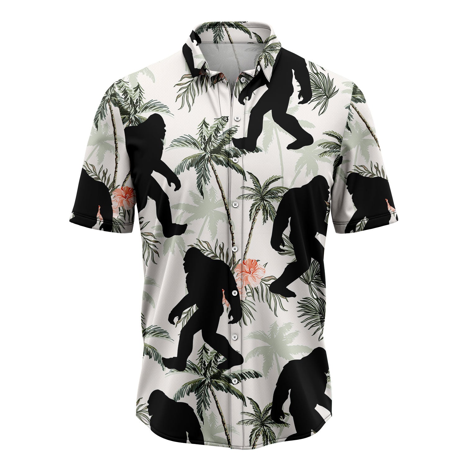 Bigfoot Tropical Vintage Hawaii Shirt Ha62349