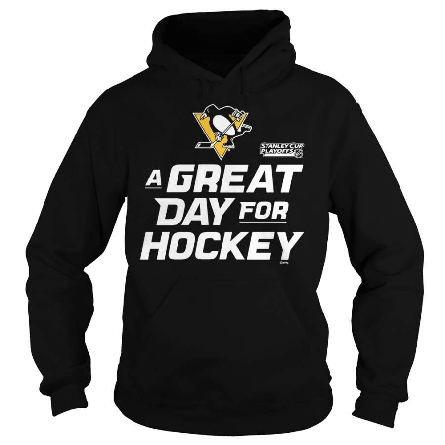 Pittsburgh Penguins Team a great day for playoff hockey Personalized Hoodie