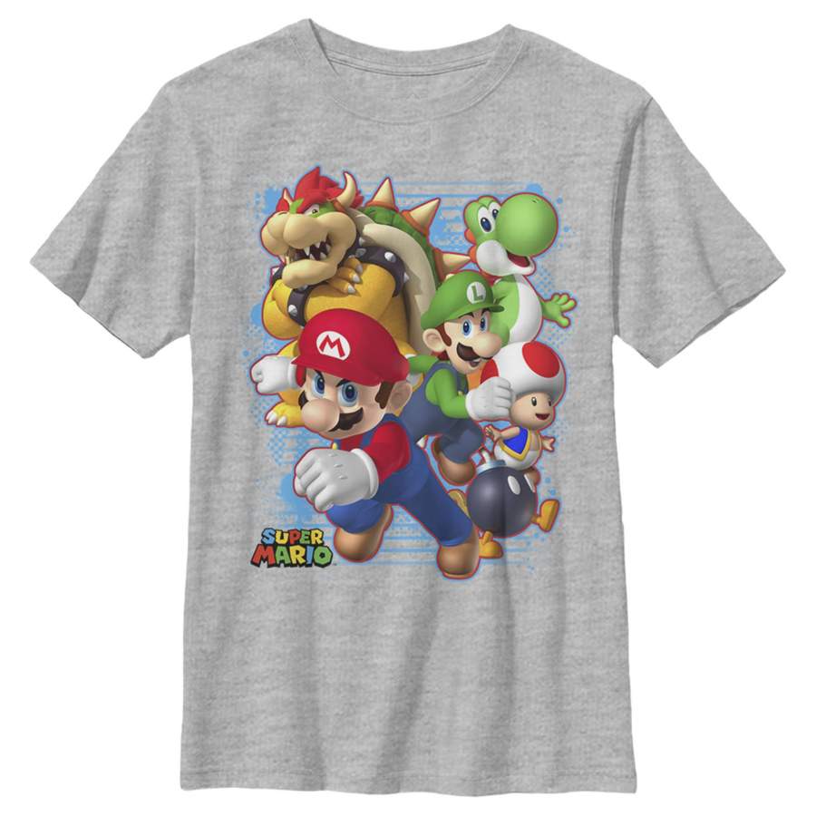 Nintendo Boy’s Mario Tough Guys T Shirt
