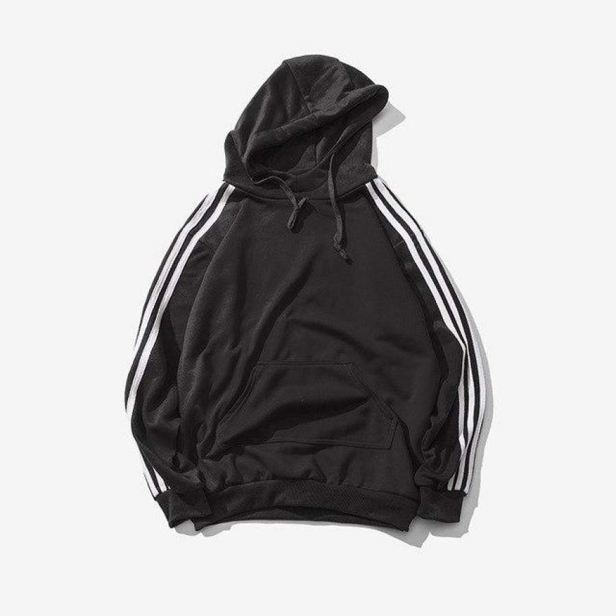 2017 NEW Hoodies Men Loose solid Hoodie Printed Mens Hooded Sweatshirts Sportswear Streetwear Hip Hop Pullover Hoody Tracksuit