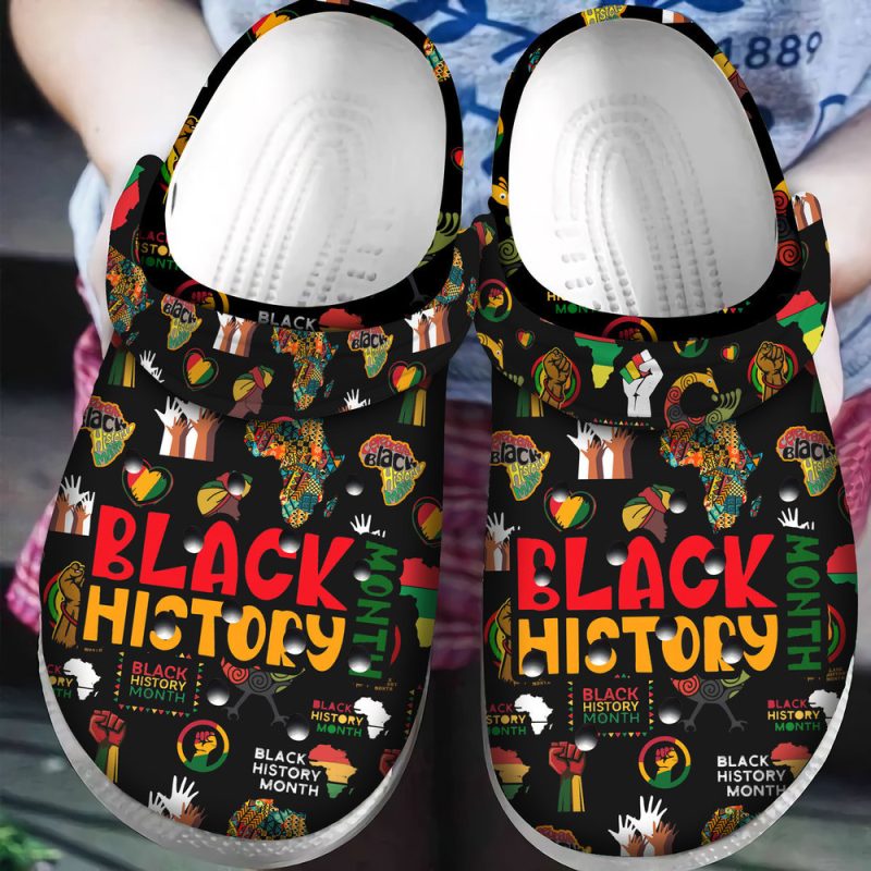 Black History Month African American Classic Clogs Shoes