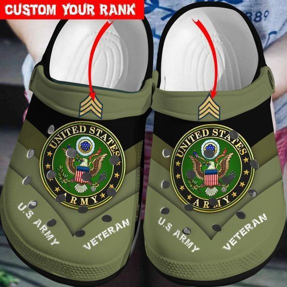 Veterans Clogs Shoes Perfect Gift US Army