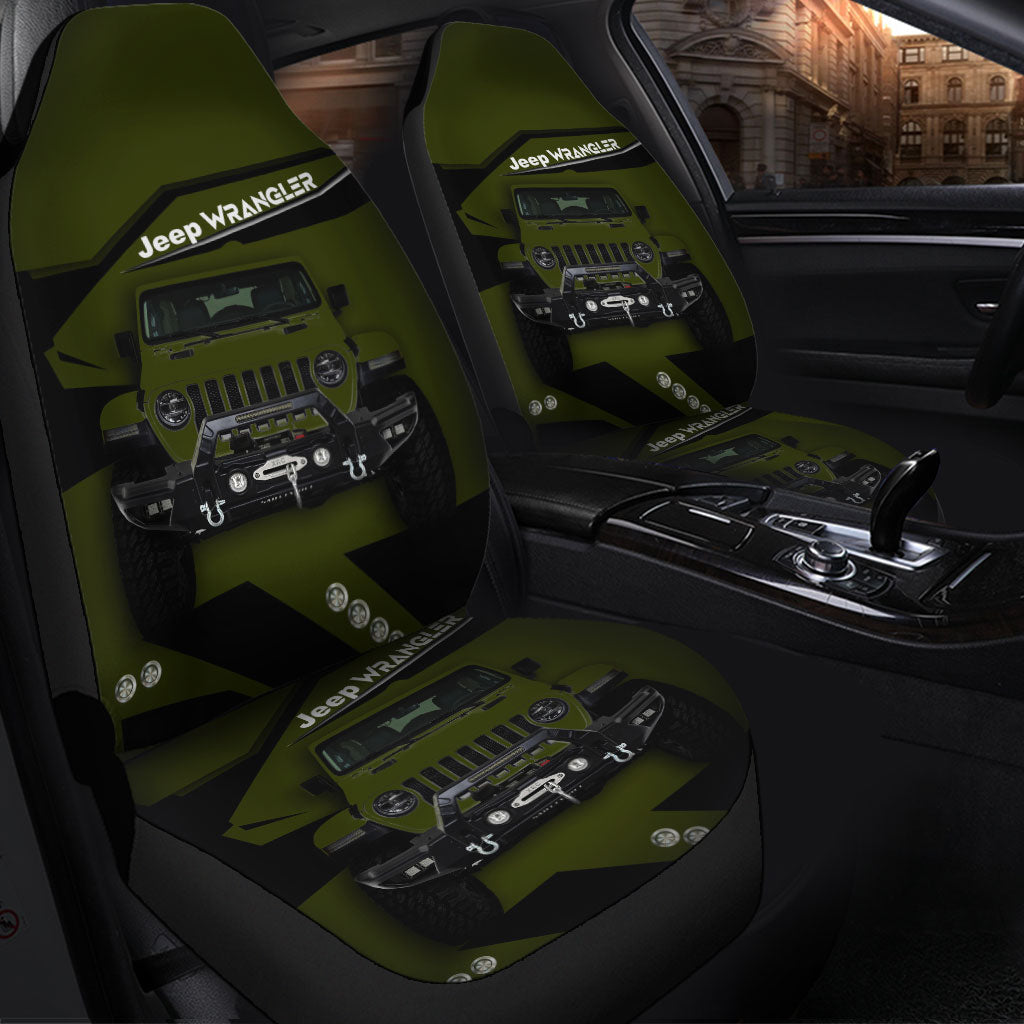 Jeep Green Premium Custom Car Seat Covers Decor Protectors