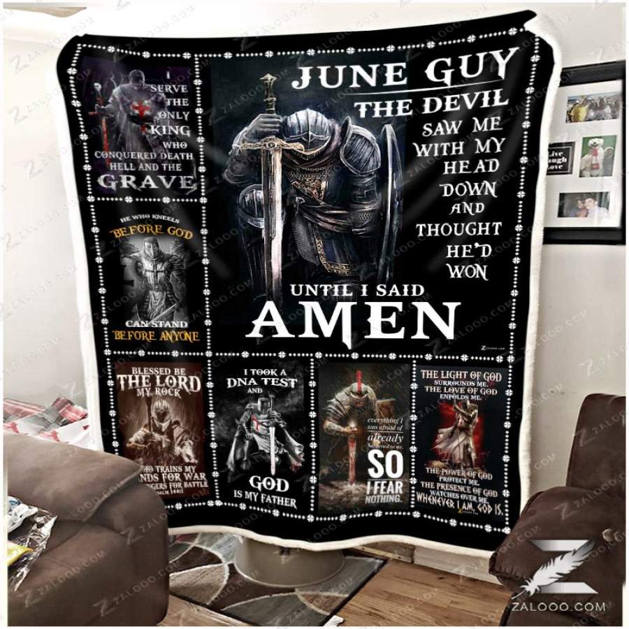 Zalooo – Custom Fleece Blanket – JESUS – June Guy