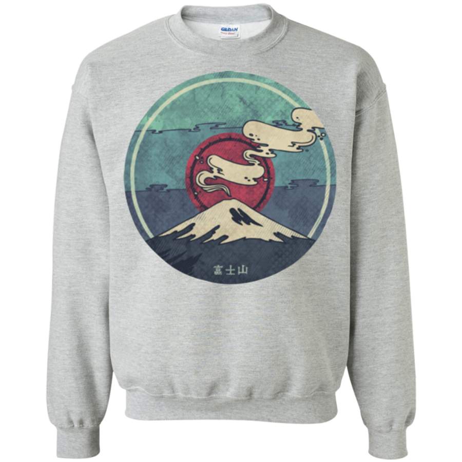 AGR Fuji Crewneck Pullover Sweatshirt