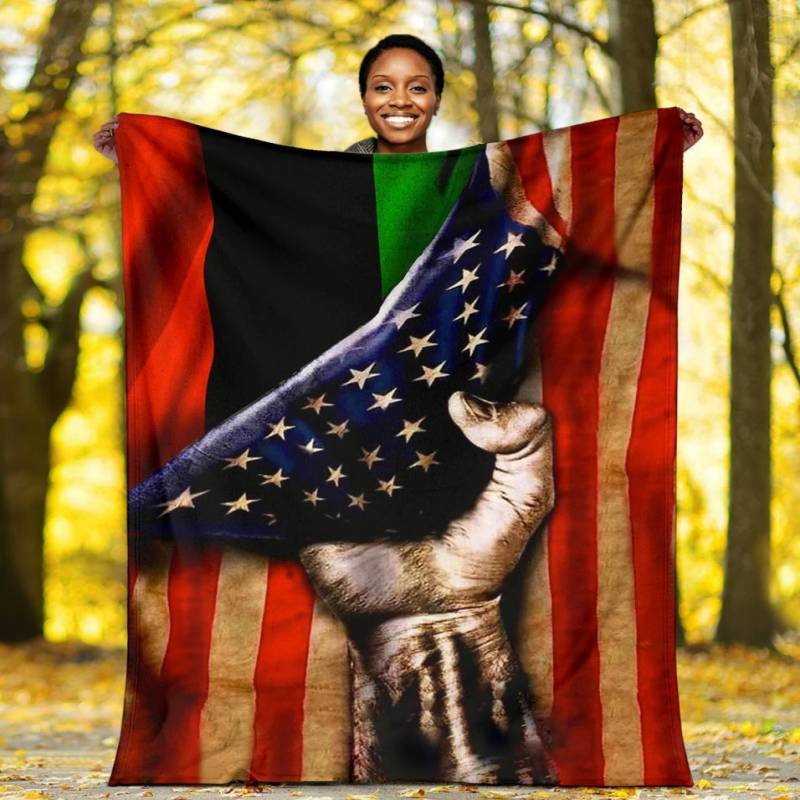 African American Fleece Blanket